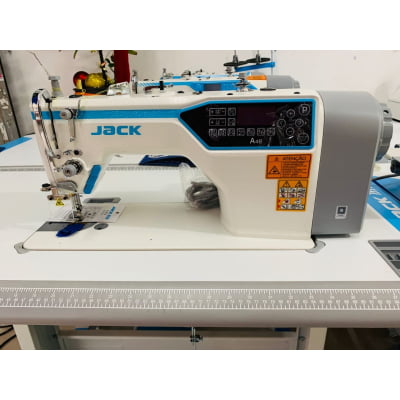 Máquina de Costura Reta Eletrônica A4B Jack Direct Drive Com Pontos Decorativos Retos  - 220VOLTS