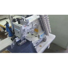Máquina de Costura Elastiqueira 12 Agulhas Sansei  Direct-Drive 