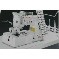 Máquina de Costura Elastiqueira 12 agulhas Base Plana c/ Catraca Yamata