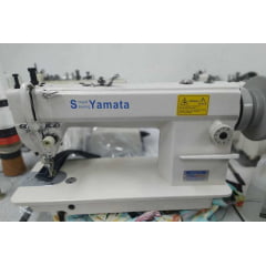 Máquina de Costura Industrial Reta Transporte Duplo Yamata GC5318 + KIT COM 1 CALCADOR DE VIVO e 10 BOBINAS